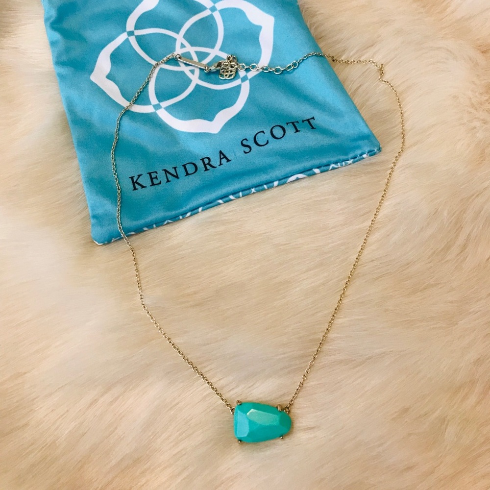 Kendra Scott Necklace in Teal